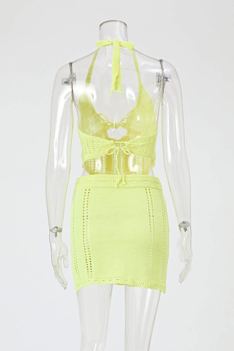 Crochet Yellow set