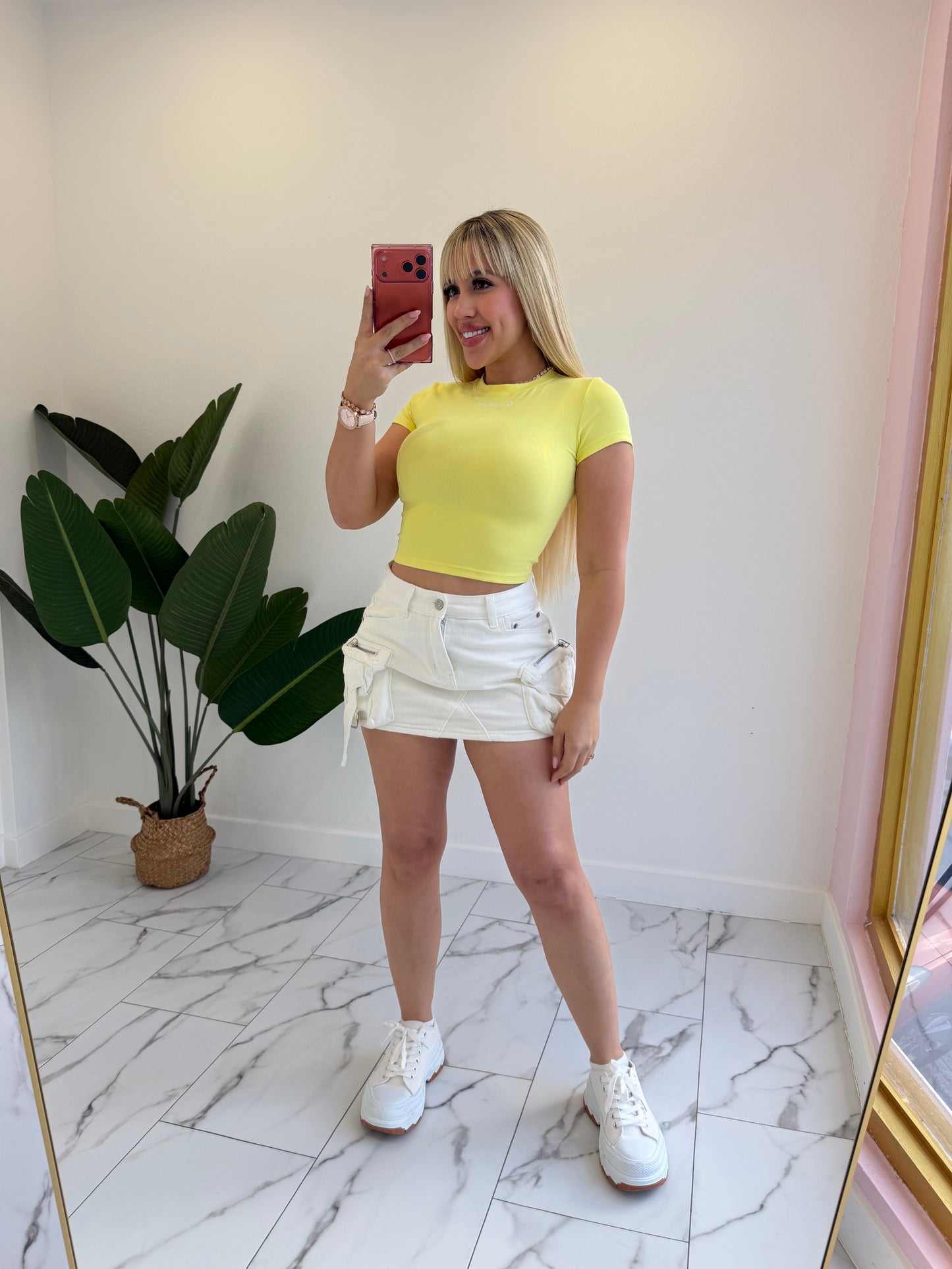 Tshirt Basic Crop Top