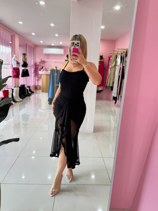 Ruffles Long Dress