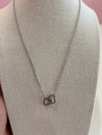 2 Corazones Necklace (Stainless Steel)