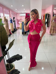 Pink Flawless Skirt Set