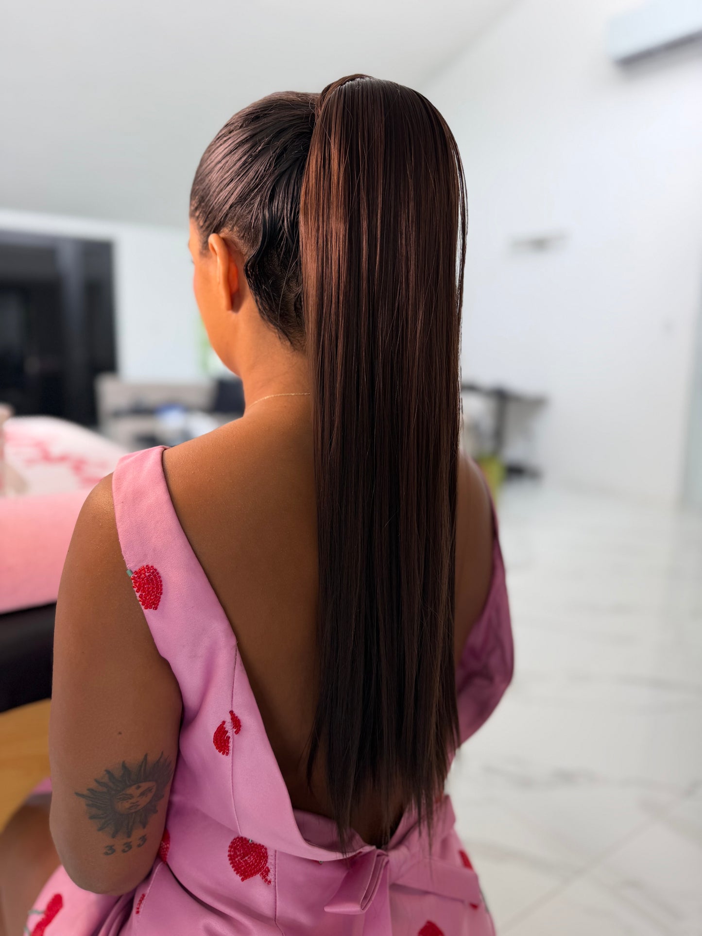 Dark Brown Ponytail