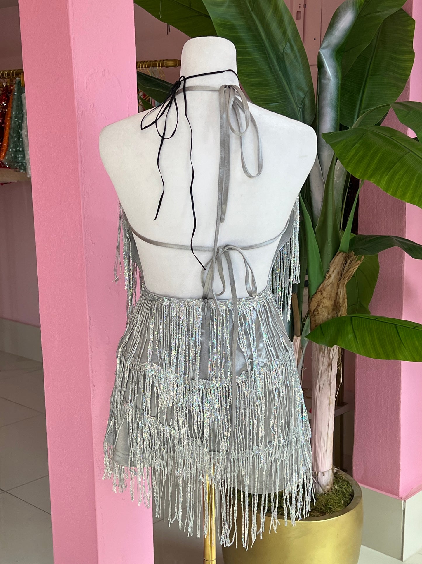 Flecos Sequins romper