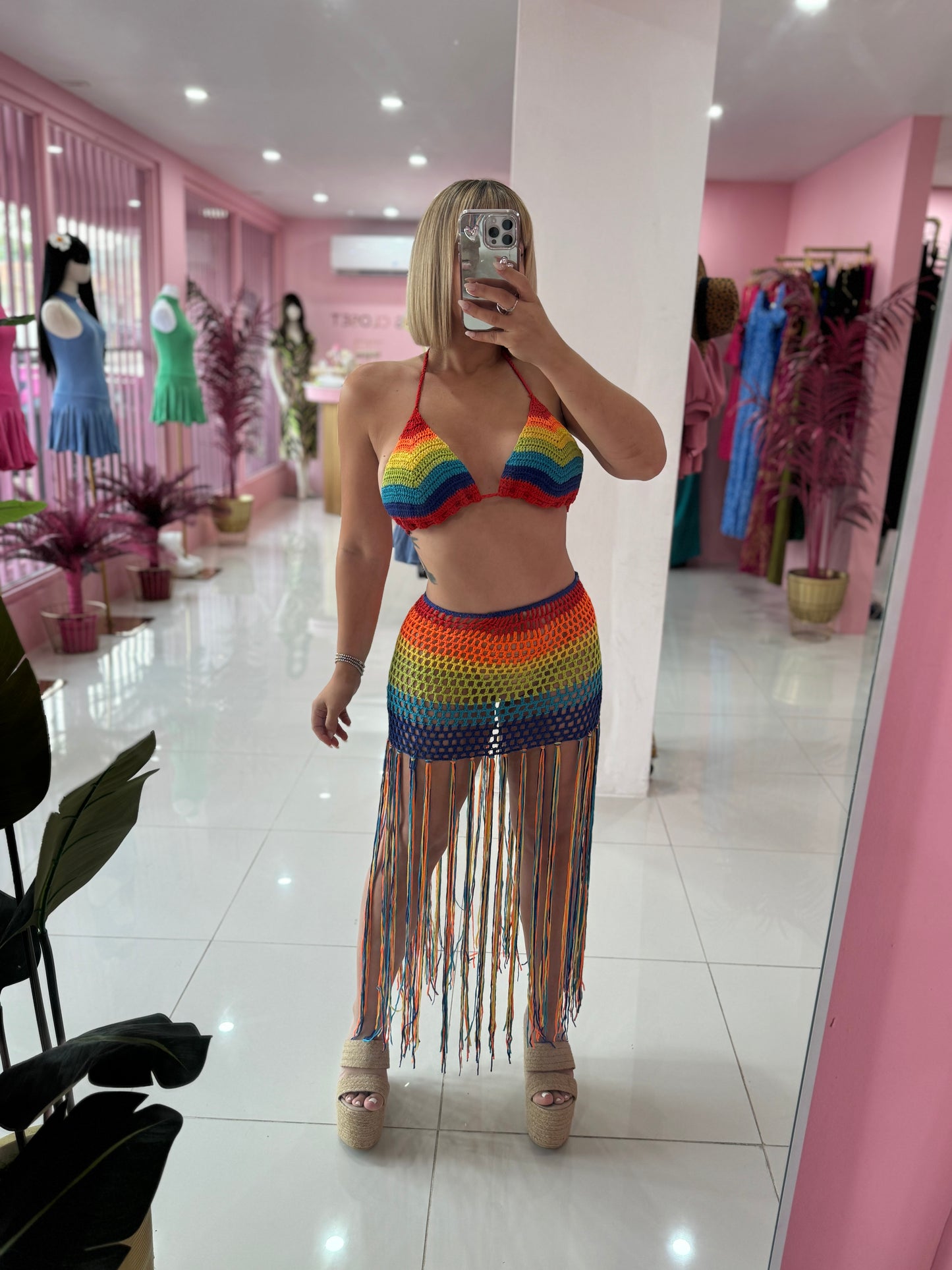 Arcoiris crochet