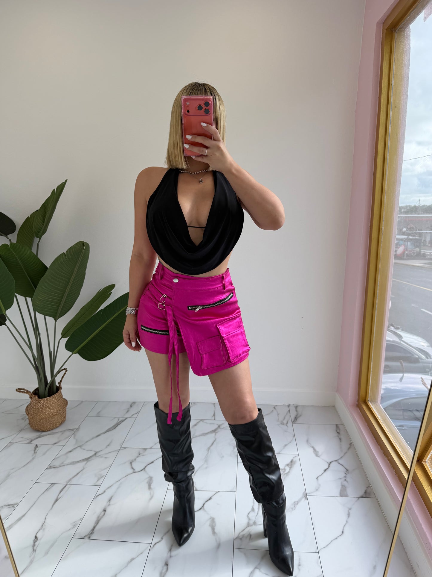 Metallic Skort