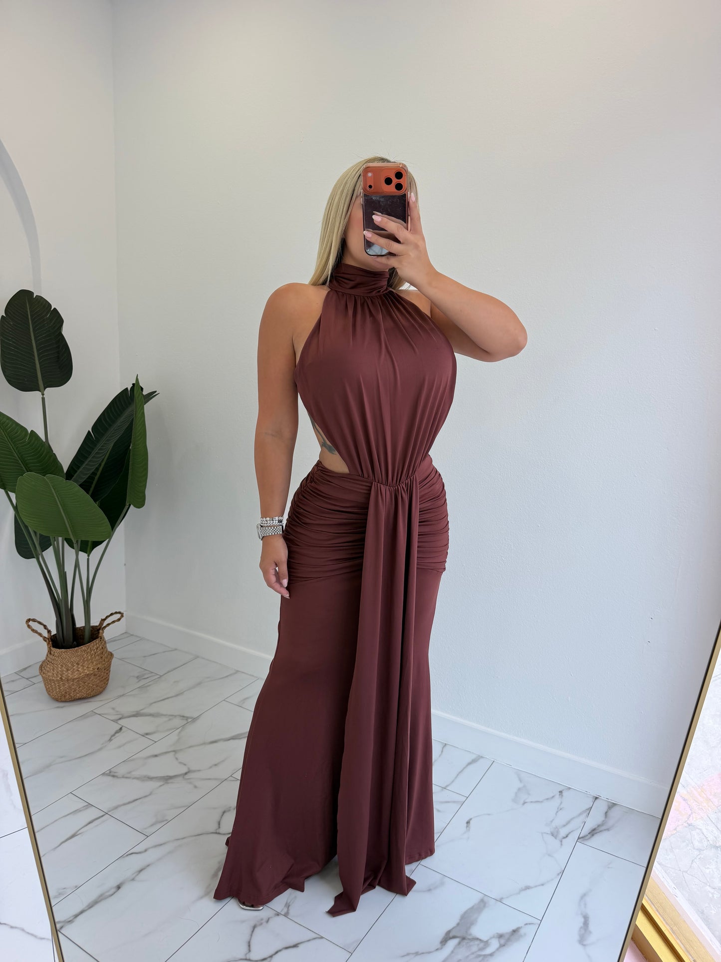 Turtle maxi dress