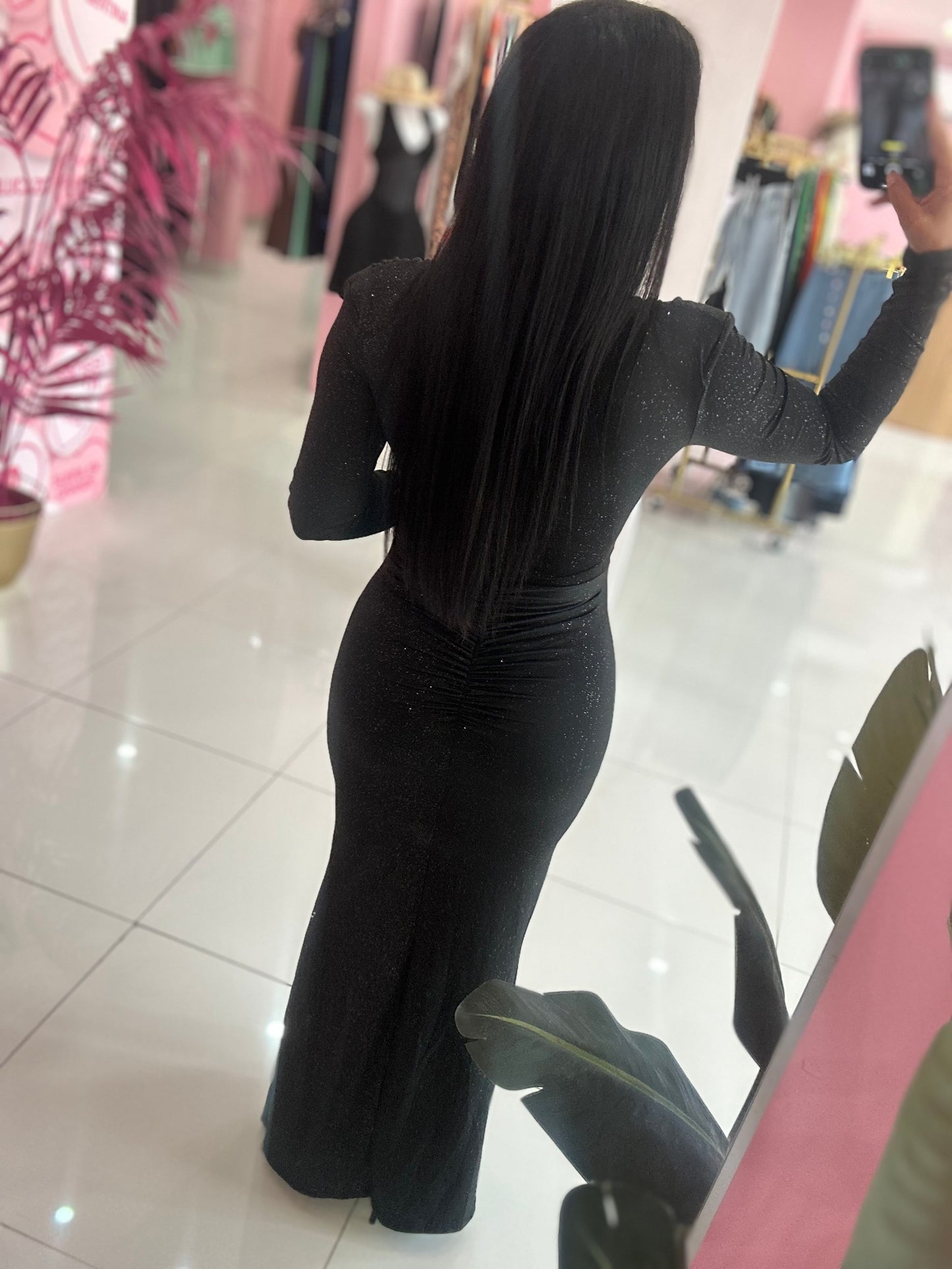 Hombrera Elegant Long Dress
