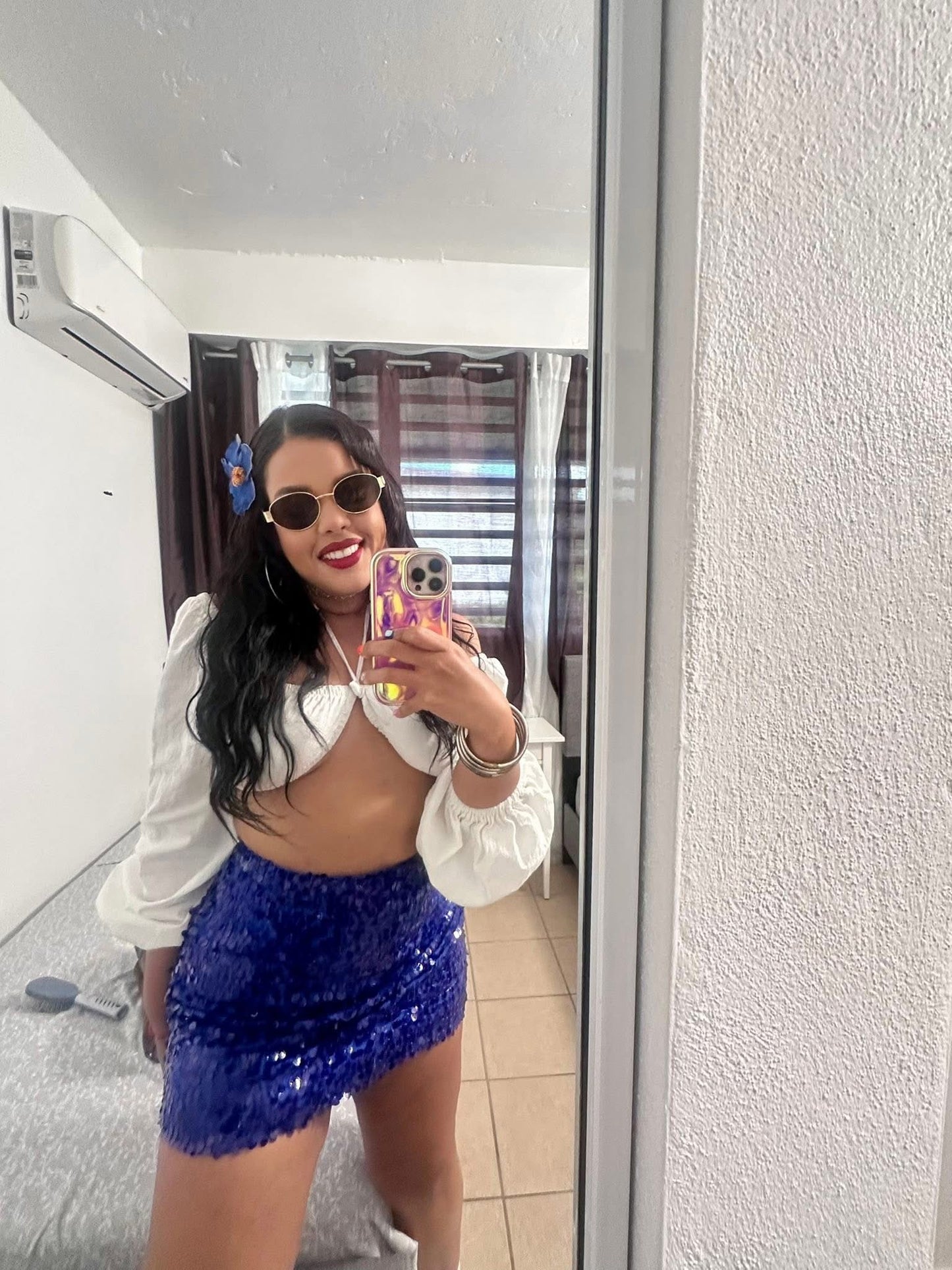 Sequins colors Skirt