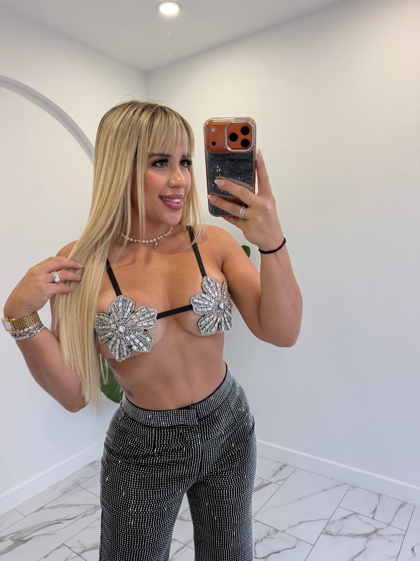 Sexy flower top