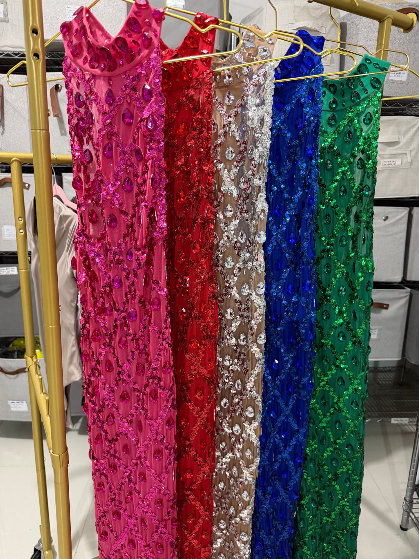 Rhinestone Lux Dress