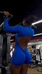 Romper Espalda Descubierta (Zipper) Manga Larga sport