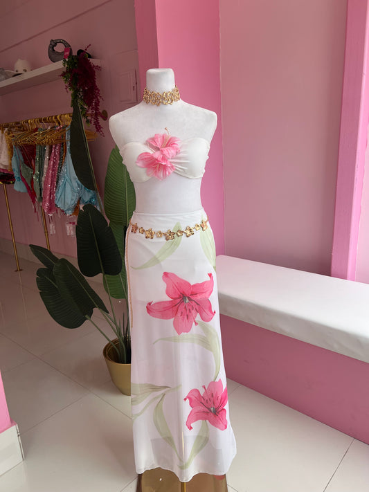 Orquídea white set