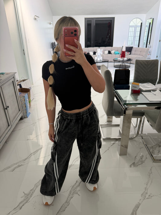 Washed jogger cargo large