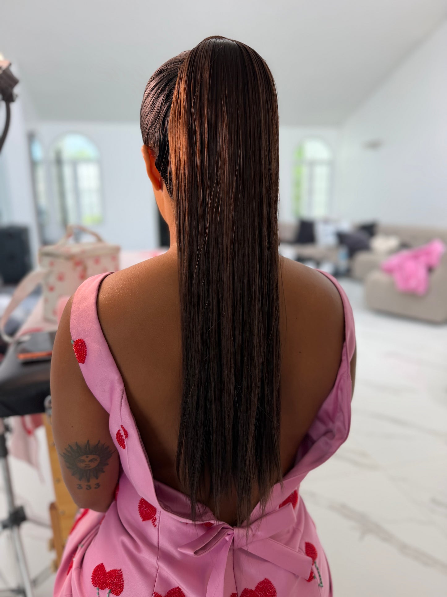 Dark Brown Ponytail