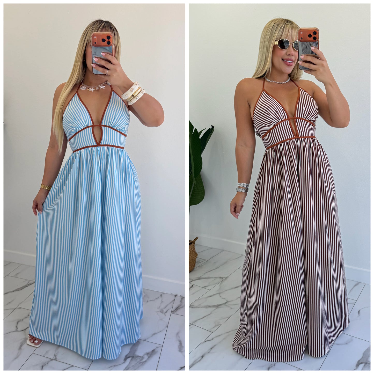 Maxi lines dress