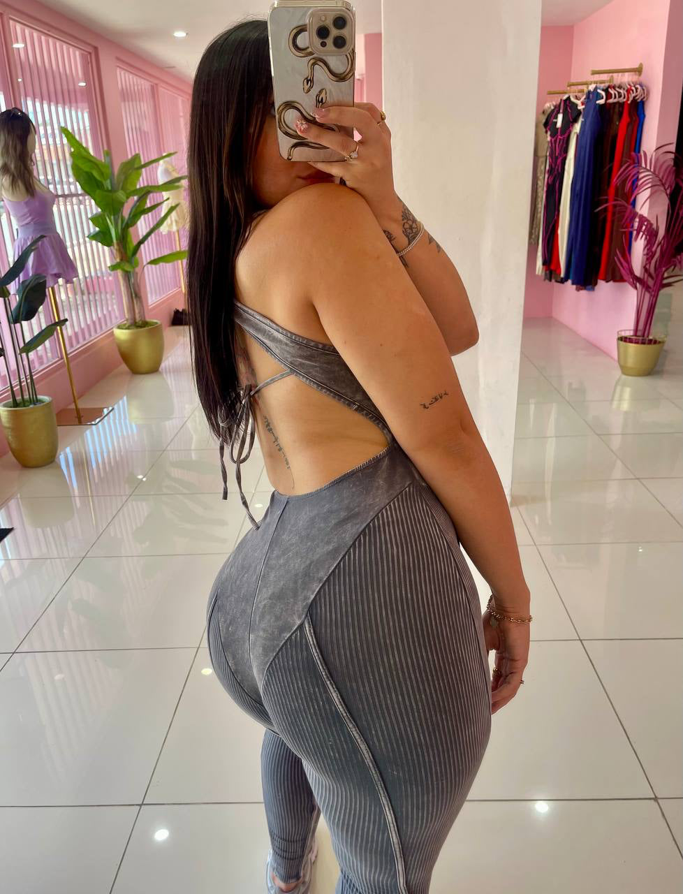 Mineral Open Back Jumpsuit