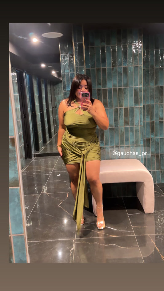 Satin Dinner Dress