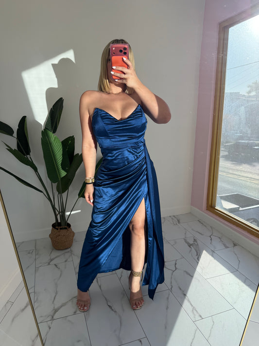 Maxi Satin Dress