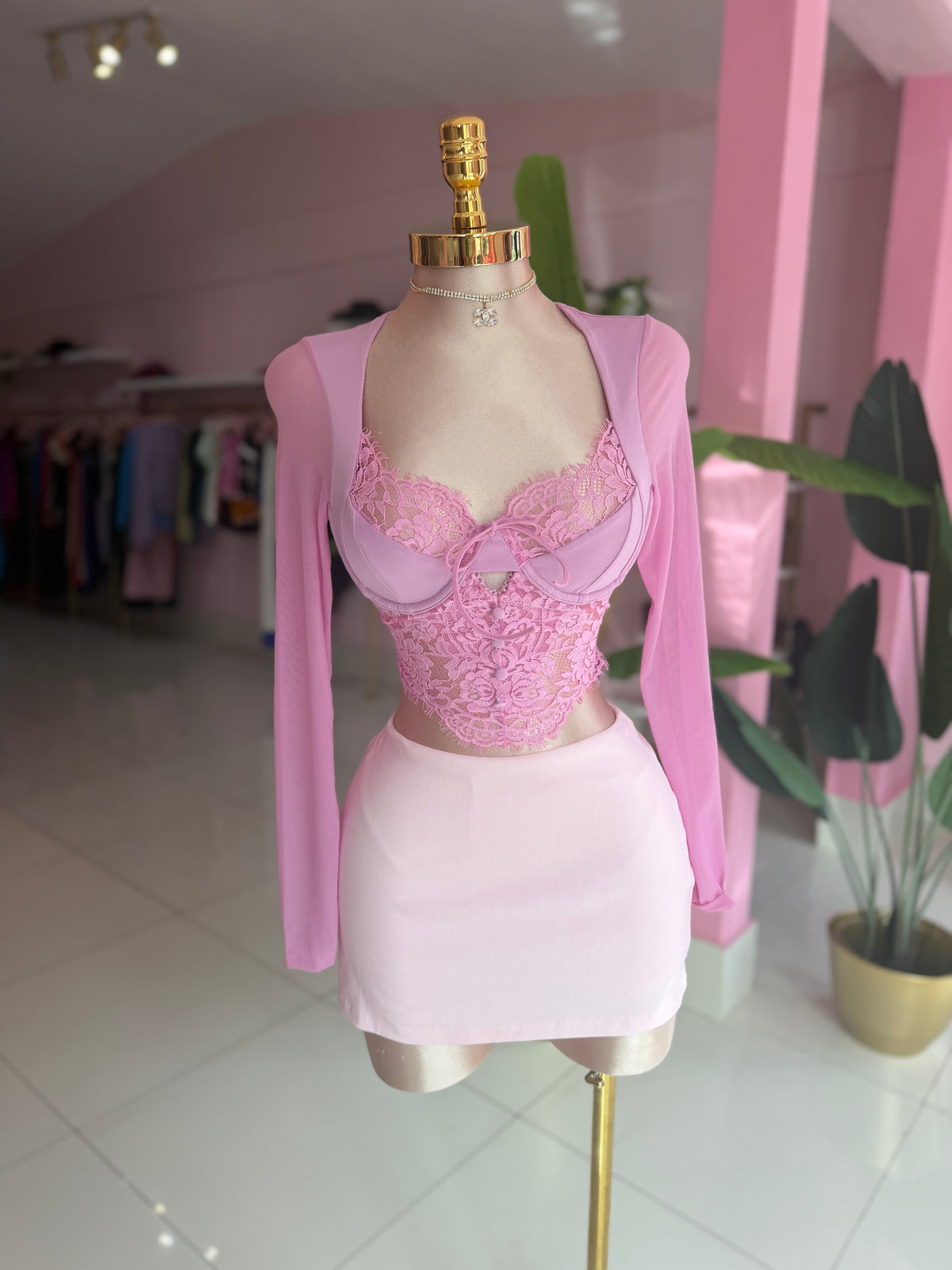 Mesh encaje ML top