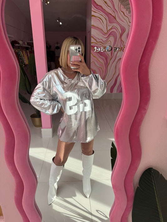 Metallic Oversize top