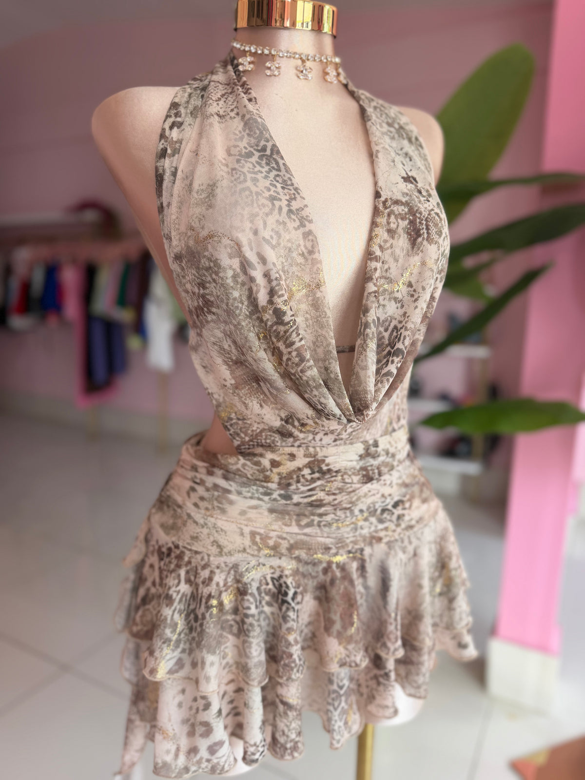 Quita leopard dress