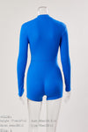 Romper zipper manga larga (espalda cubierta) sport