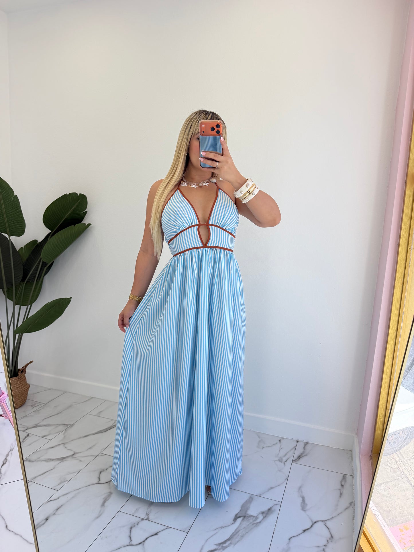 Maxi lines dress