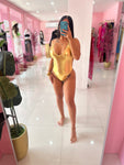 Gold Swimsuit thong