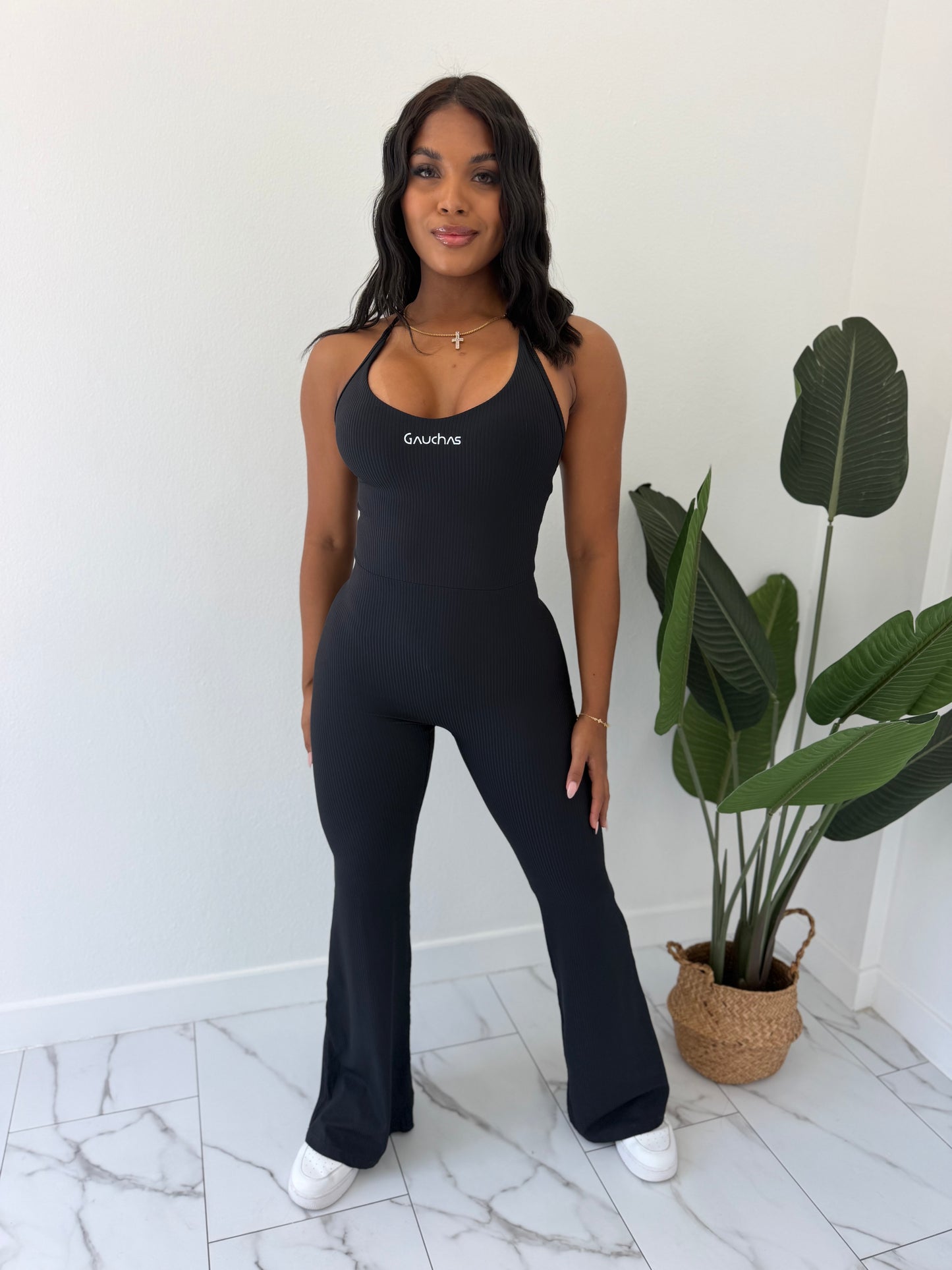 Textura palazzo jumpsuit