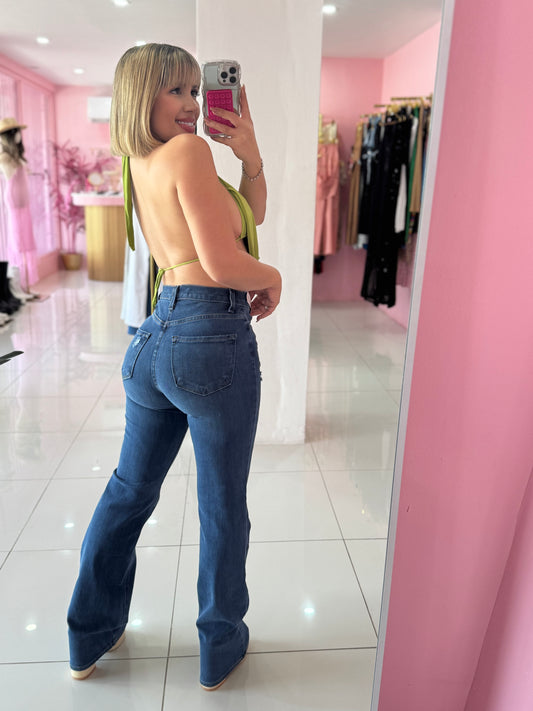 Vibrant Dark Denim