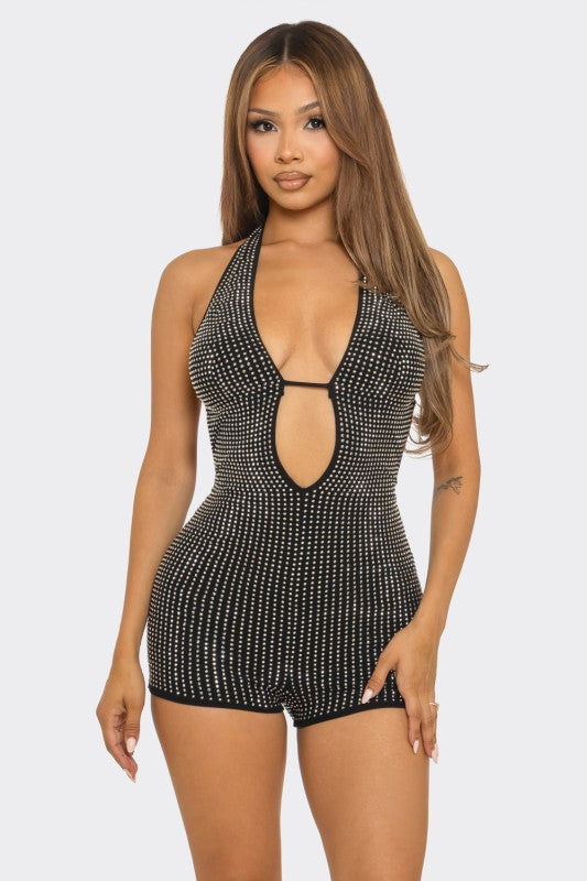 Rhinestone romper