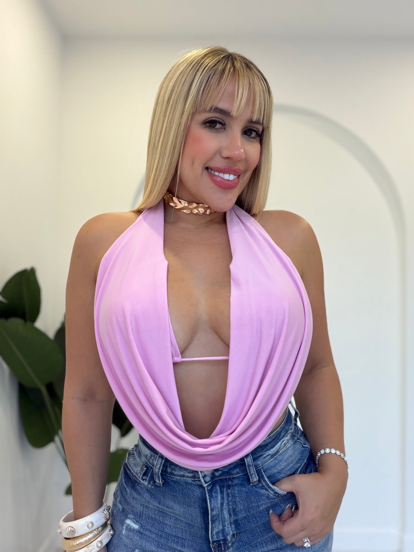Triangulito Halter top