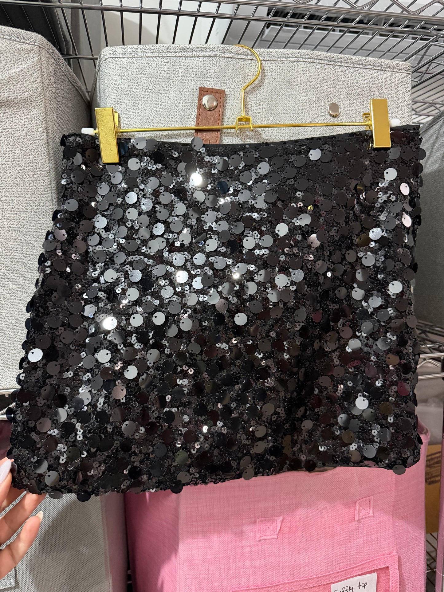 Sequins mini skirt LA