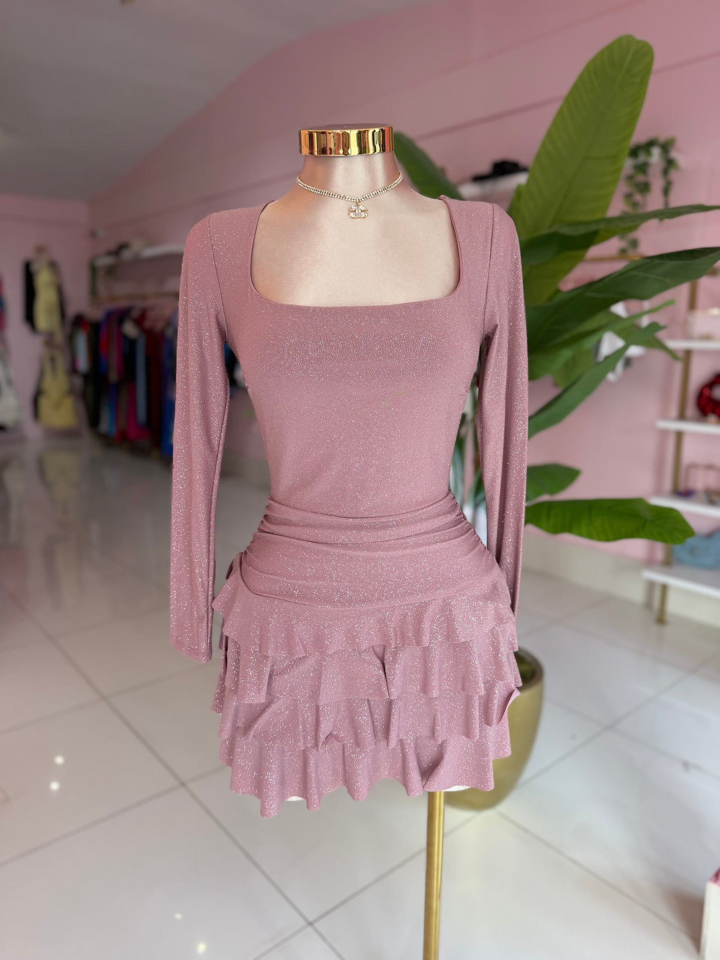 Manga larga Night dress
