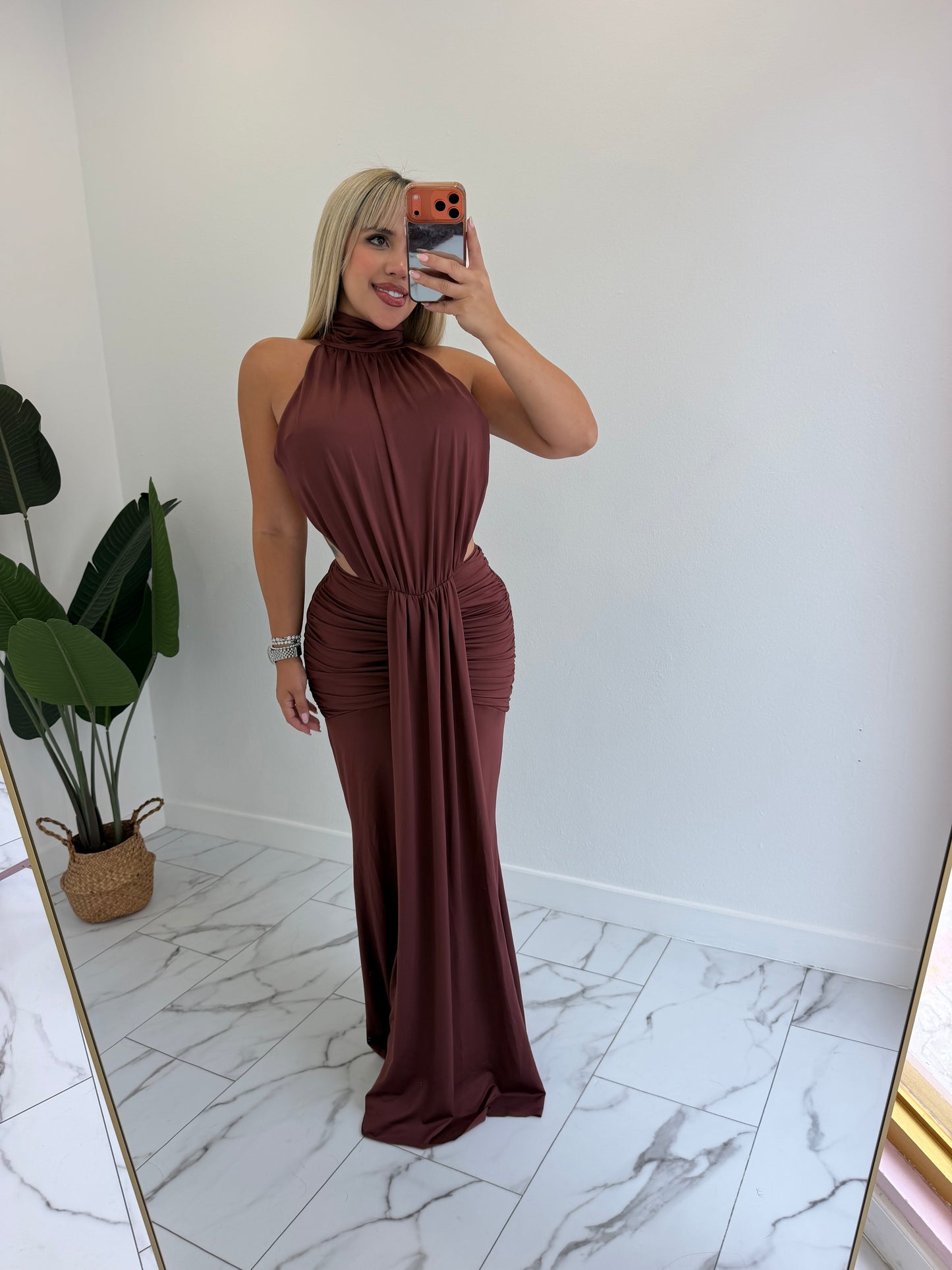Turtle maxi dress