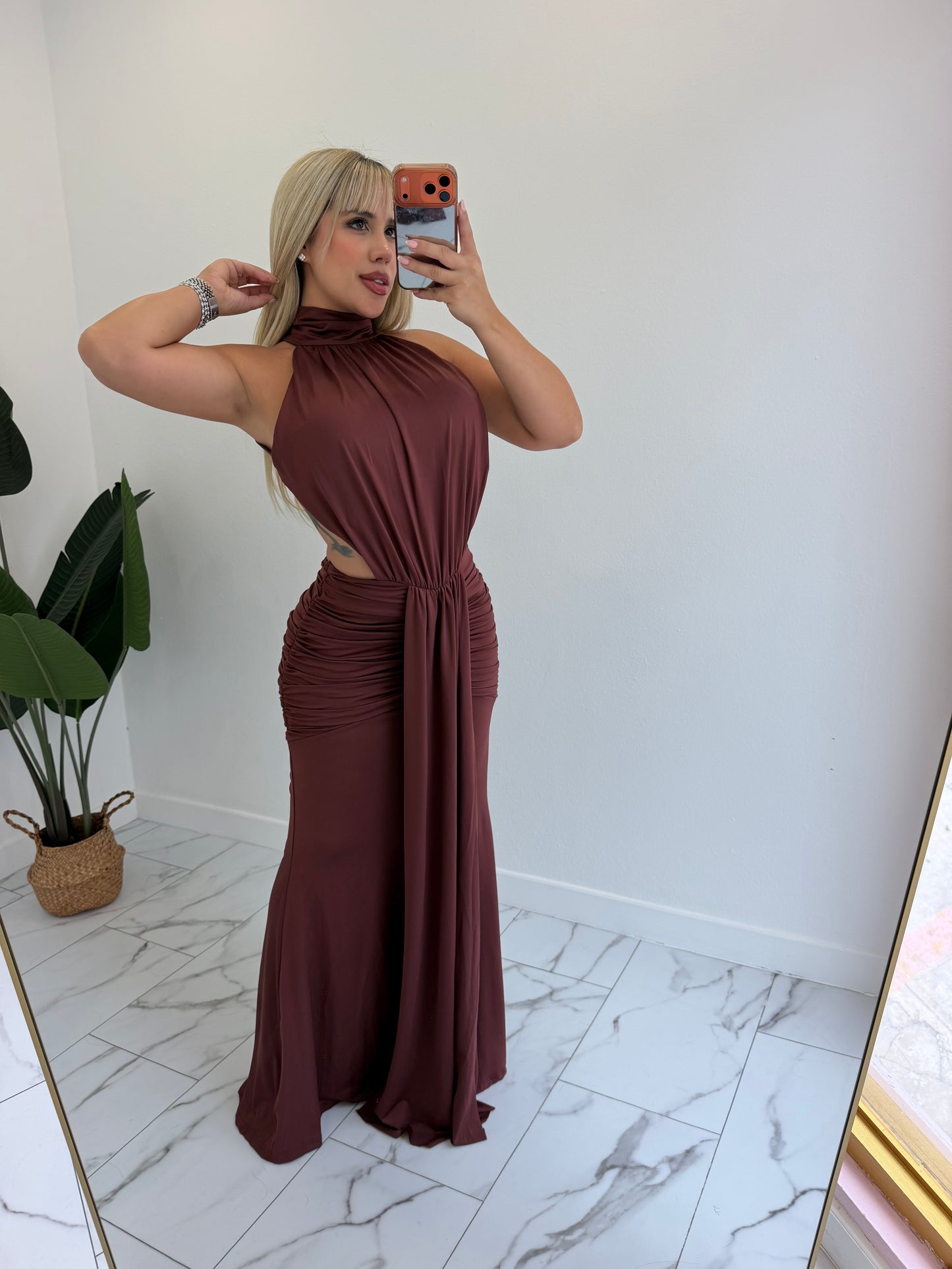Turtle maxi dress