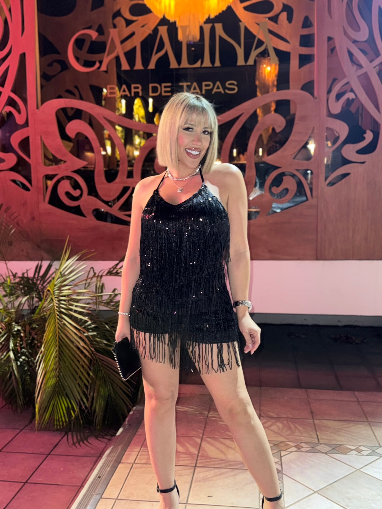 Romper sequins Flecos
