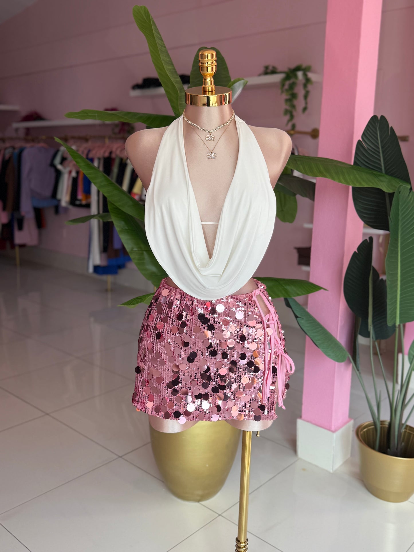 Amarradita Sequins Skirt