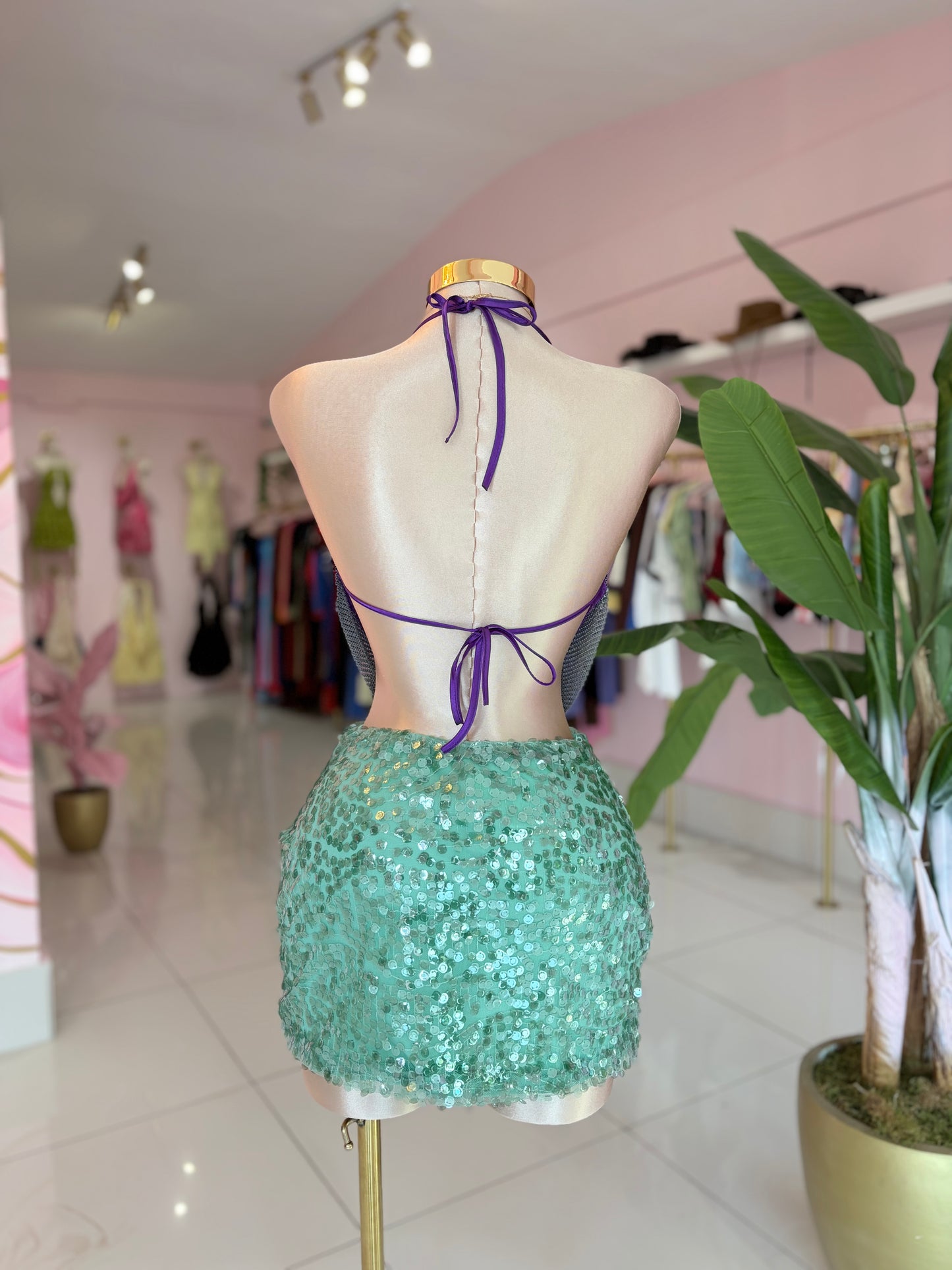 Sequins colors Skirt