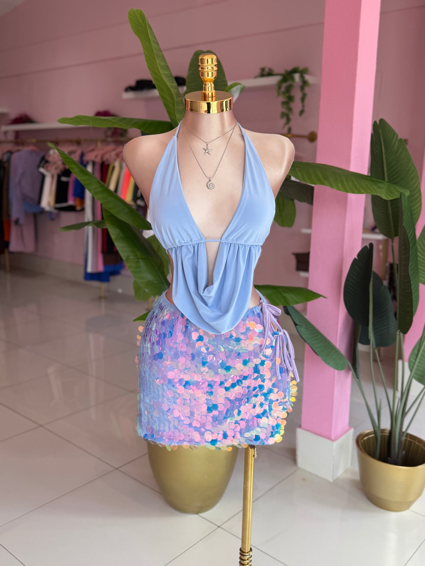 Amarradita Sequins Skirt