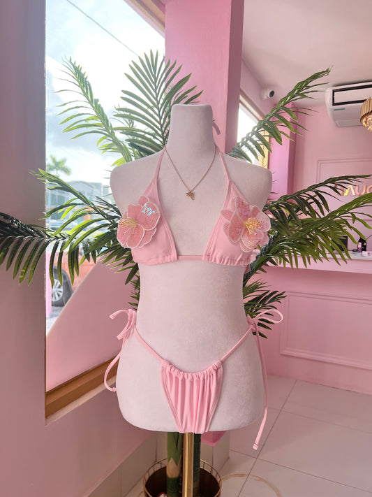 3D Flower Bikini Set