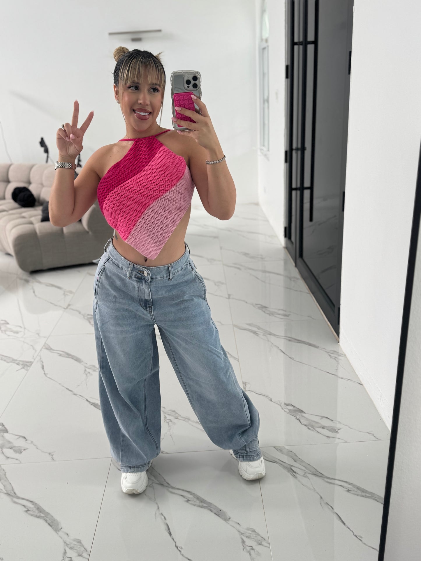 Vibrant Baggy Jean