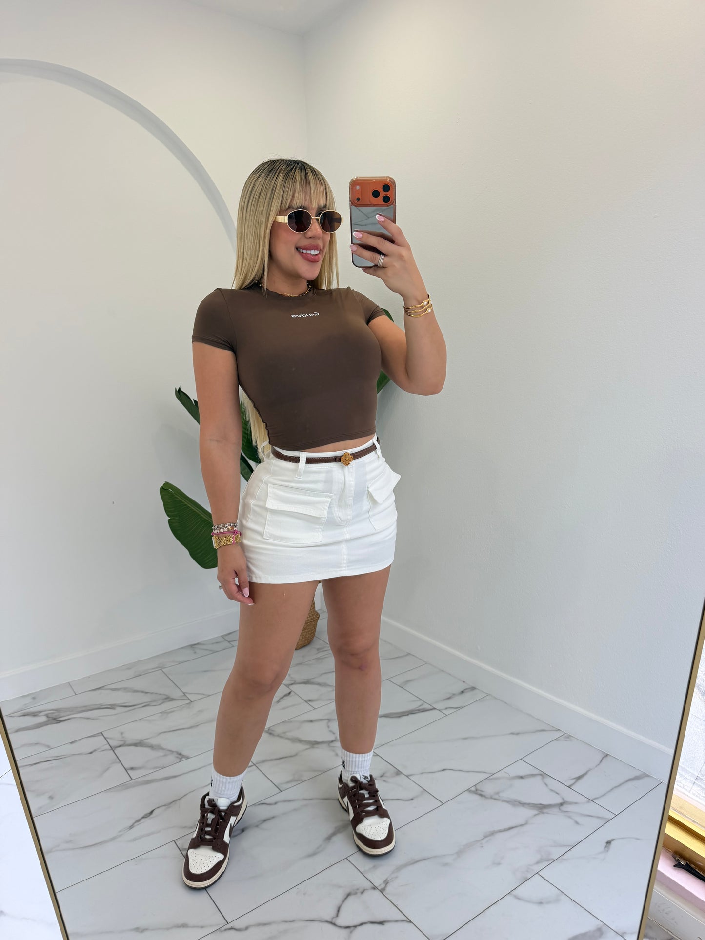 Jean skort