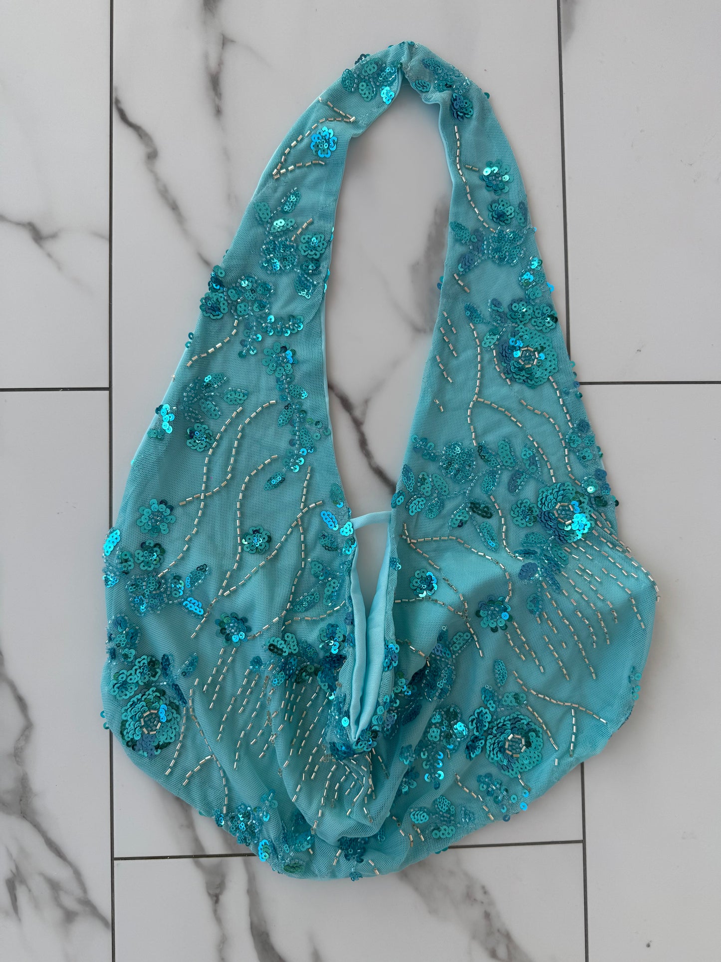 Fancy Sequins Halter top