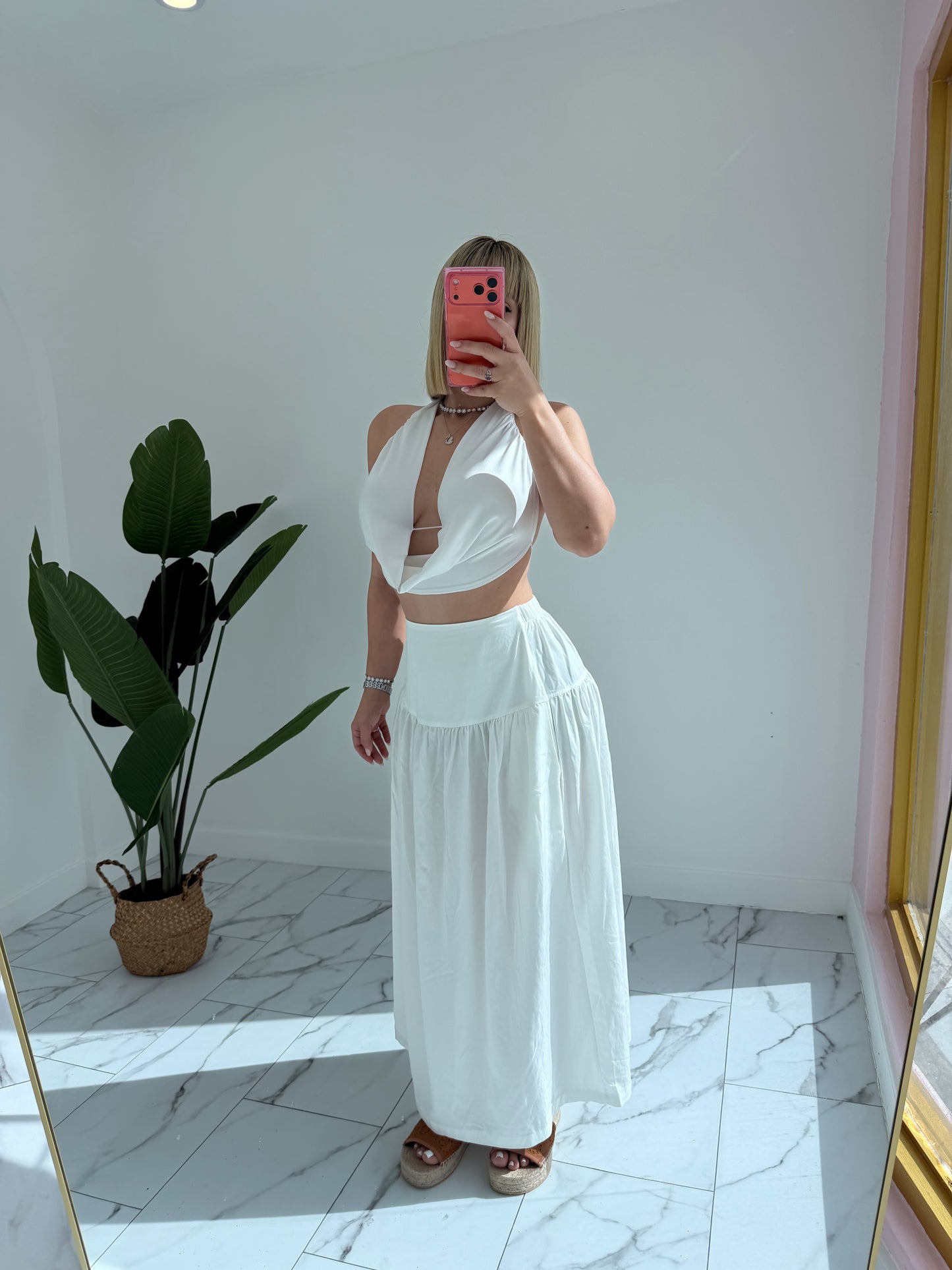 Pockets Maxi skirt