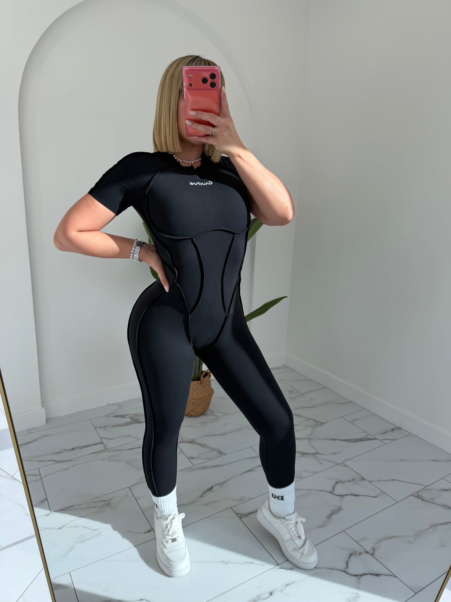 Wonder Tshirt Skinny Jumpsuit (Espalda Descubierta)