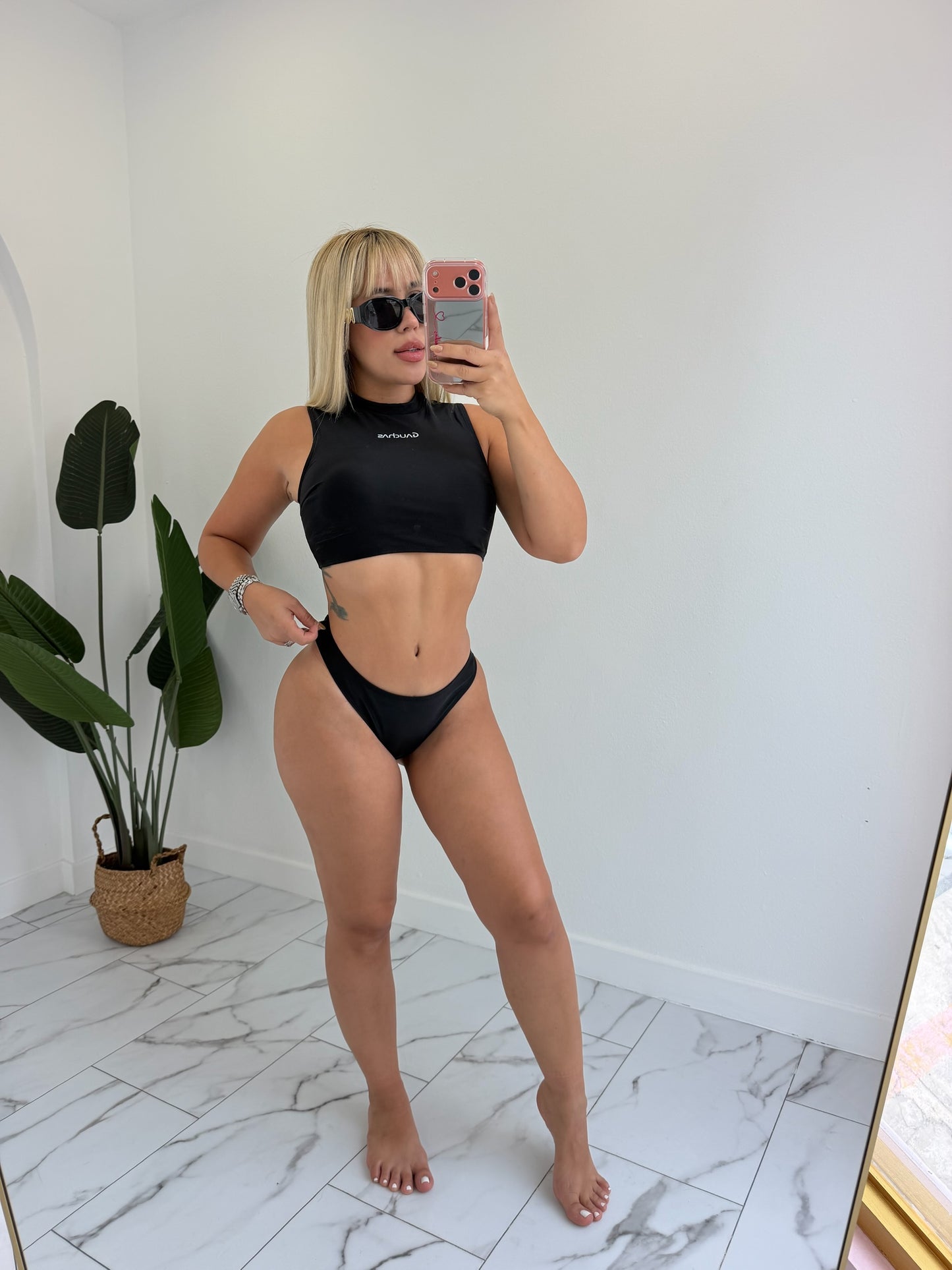 Turtle neck G Swimsuit