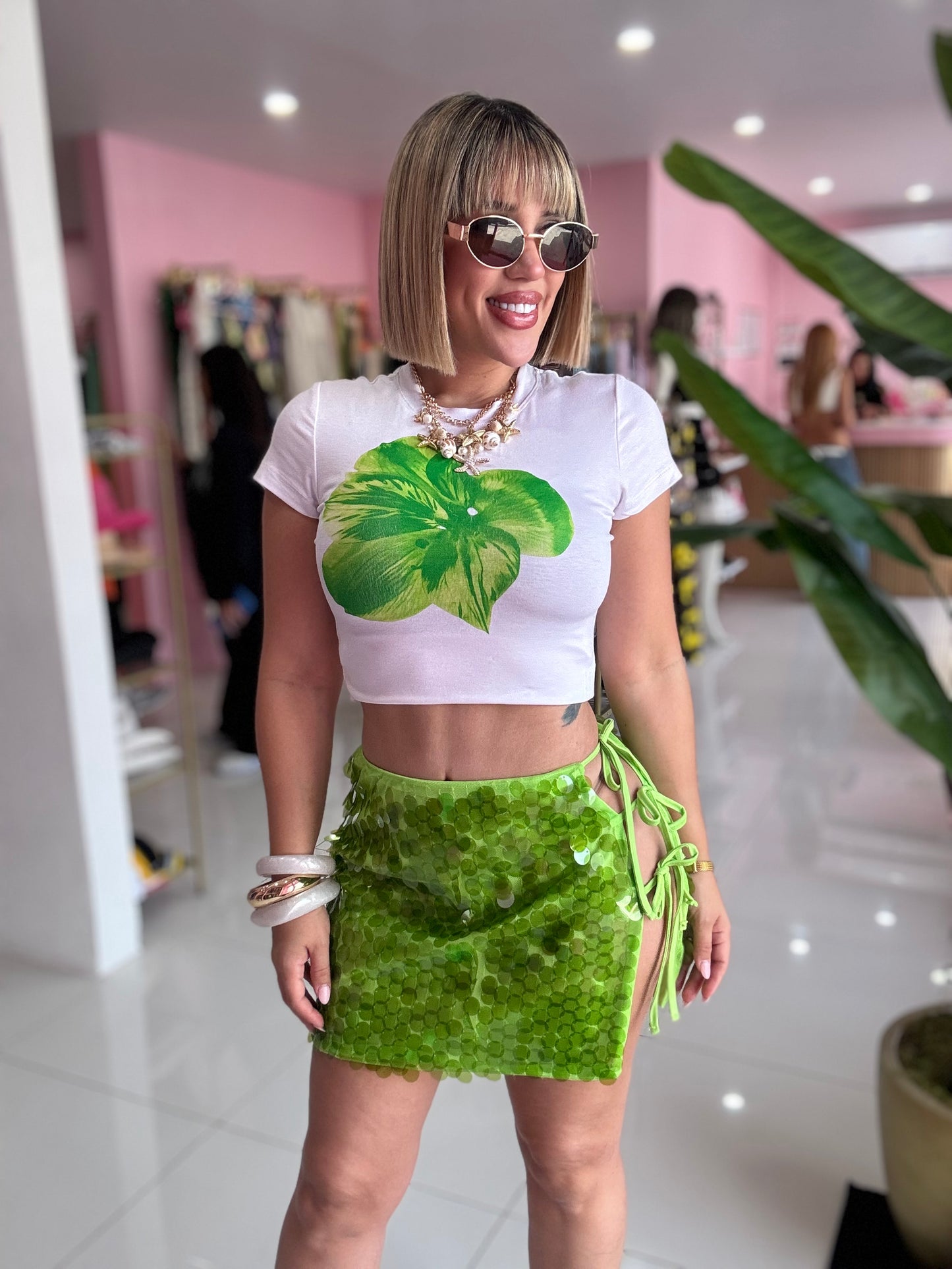 Amarradita Sequins Skirt