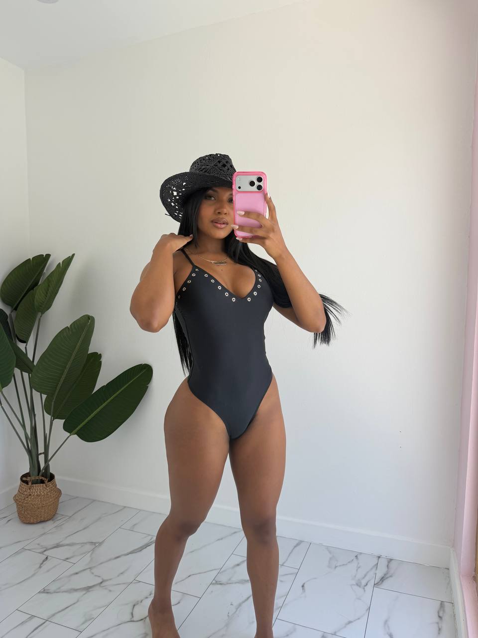 Thong Black Swimsuit