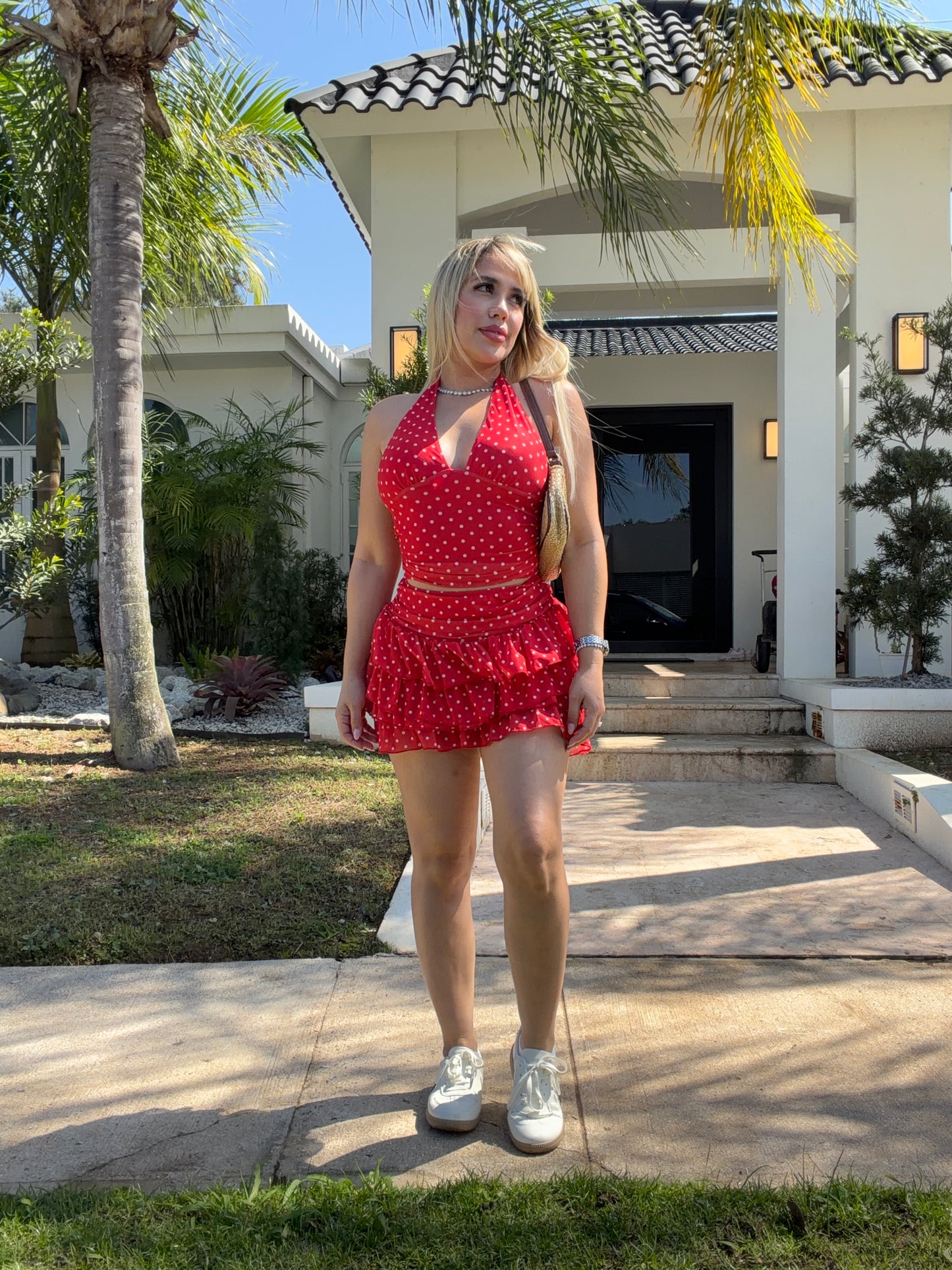 Polka Dot skort set